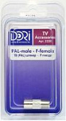 Купить Переходник DORI (F гнездо-TV штекер) по низкой цене