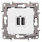 Купить Розетка USB Legrand Этика без рамки белая по низкой цене