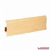 Деревянный, металлический, пластиковый напольный плинтус.