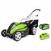 Купить Газонокосилка Greenworks G-MAX 40V G40LM45K6 аккумуляторная по низкой цене