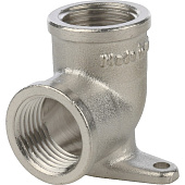Купить Угольник Stout с креплением SFT-0039-000012 1/2 дюйма никелированный с внутренней резьбой по низкой цене