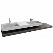 Купить Столешница Jacob Delafon Terrace EB1198-N06 под раковину 2000х490х60 мм темный камень по низкой цене