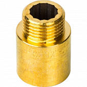 Купить Удлинитель Stout SFT-0001-001225 1/2 дюйма 25 мм с внутренней и наружной резьбой по низкой цене