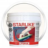 Купить Затирка Litokol Litochrom Starlike C270 Bianco Ghiaccio эпоксидная для швов 2,5 кг по низкой цене