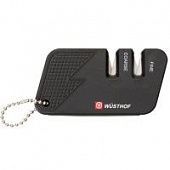 Купить Точилка Wüsthof Knife sharpeners двухуровневая, карманная, цвет черный по низкой цене