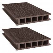 Купить Доска Savewood Fagus террасная двухсторонняя терракот 4000х144х28 мм по низкой цене