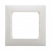 Купить Рамка Legrand Валена 1-постовая, горизонтальная, IP20, белая по низкой цене