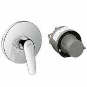 Купить Смеситель Hansgrohe Novus 71068000 для душа внешняя и скрытая часть по низкой цене