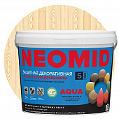 Купить Пропитка Neomid Bio Color Aqua для древесины бесцветная 2,3 л по низкой цене