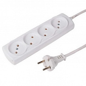 Купить Удлинитель PROconnect Optima 11-2411 бытовой 4 розетки без заземления ПВС 2х0,75 1300 Вт 7 м по низкой цене