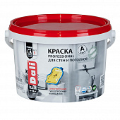 Купить Краска моющаяся акриловая Dali Professional белая 2,5 л по низкой цене