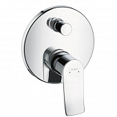Купить Смеситель Hansgrohe Metris 31487000 для ванны по низкой цене