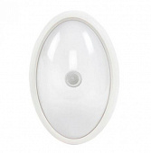 Купить Светильник LLT СПП-Д 2403 овальный IP65 12 Вт 4000 К с датчиком движения светодиодный по низкой цене