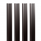 Купить Штакетник Grand Line Satin Ral 8017 М-образный резка 0,5 мм по низкой цене