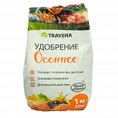 Купить Удобрение органо-минеральное Осеннее 1 кг TM TRAVENA по низкой цене