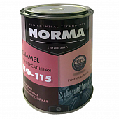 Купить Эмаль NOVOCOLOR НОРМА ПФ-115 черная 0,9 кг по низкой цене
