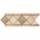 Купить Мозаика Natural Art Бордюр DS200-1 из мрамора и агломерата 300х100х10 мм по низкой цене
