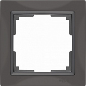 Купить Рамка Werkel Snabb Basic WL03-Frame-01 серо-коричневая одноместная по низкой цене