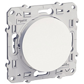 Купить Переключатель Schneider Electric Odace S52R203 одноклавишный белый с индикатором по низкой цене