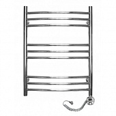 Купить Полотенцесушитель Domoterm Калипсо хром П9 электрический, правое подключение 500х700 мм по низкой цене