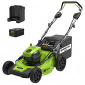 Купить Газонокосилка Greenworks 60V GD60LM51SPK4 аккумуляторная по низкой цене