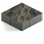 Купить Тротуарная плитка Steingot Color Mix Stein Black Gold №16 квадрат 200х200х60 мм по низкой цене