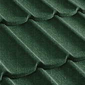 Купить Черепица Metrotile Mistral композитная зеленая по низкой цене