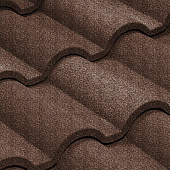 Купить Черепица Metrotile Romana композитная Кофе по низкой цене