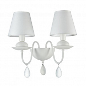 Купить Бра Freya Eliza FR5756-WL-02-W белая E14 2х40W 220V по низкой цене