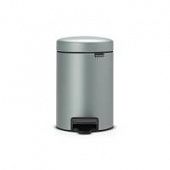 Купить Бак Brabantia newicon мусорный, мятный металлик, 3 л по низкой цене
