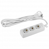 Купить Удлинитель ЭРА 3 гнезда с заземлением 3500 Вт 1,5 м по низкой цене