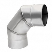 Купить Колено Eco Flue для дымохода нержавеющая сталь 1 мм D200 мм угол 90 градусов по низкой цене