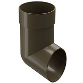 Купить Отвод трубы Docke ПВХ Premium 120/85 мм каштан по низкой цене