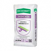 Купить Шпаклевка Основит Эконсилк PG35W гипсовая 20 кг по низкой цене