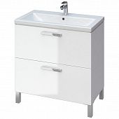 Купить Тумба Cersanit Melar 80 B-SU-MEL-CM80 под раковину белая по низкой цене