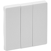 Купить Накладка Legrand Valena Life 755030 трехклавишная белая по низкой цене