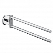 Купить Полотенцедержатель Hansgrohe Logis Classic 41612000 двойной поворотный по низкой цене