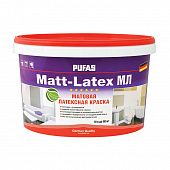 Купить Краска PUFAS Matt-Latex D в/д, моющаяся, латексная 10 л по низкой цене