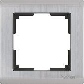 Купить Рамка Werkel Metallic WL02-Frame-01 глянцевый никель одноместная по низкой цене