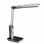 Купить Лампа Uniel LED Premium TLD-515 Silver серебристая LED 9W 220V настольная по низкой цене