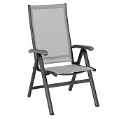 Купить Кресло садовое Yotrio 69х61х110 см четырёхпозиционное, алюминиевое с текстиленом по низкой цене