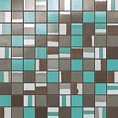 Купить Мозаика Atlas Concorde Dwell Turquoise Miх керамическая по низкой цене