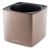 Купить Кашпо Lechuza Cube Glossy smoky diamond high gloss 14x14x14 см по низкой цене