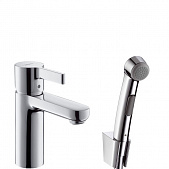 Купить Смеситель Hansgrohe Metris S для раковины c гигиеническим душем 31160000 по низкой цене