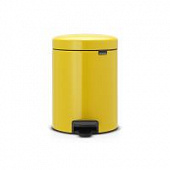 Купить Бак Brabantia newicon мусорный, желтая маргаритка, 5 л по низкой цене