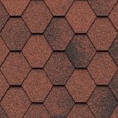 Купить Черепица гибкая Icopal Plano Antik Кирпично-красная по низкой цене