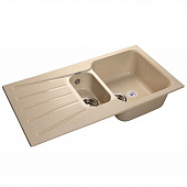 Купить Мойка GranFest Standart GF-S940KL кухонная, композитная, бежевая, двухсекционная 930х492 мм по низкой цене