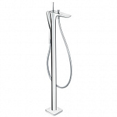 Купить Смеситель Hansgrohe PuraVida 15473000 для ванны напольный хром по низкой цене