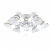 Купить Люстра Maytoni Baroque TOC128-06-W белая E14 6х60W 220V потолочная по низкой цене