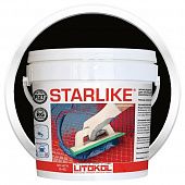 Купить Затирка Litokol Litochrom Starlike C.240 Antracite эпоксидная для швов 2,5 кг по низкой цене